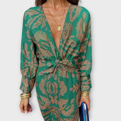 Oriana - Elegant Long Sleeve Dress
