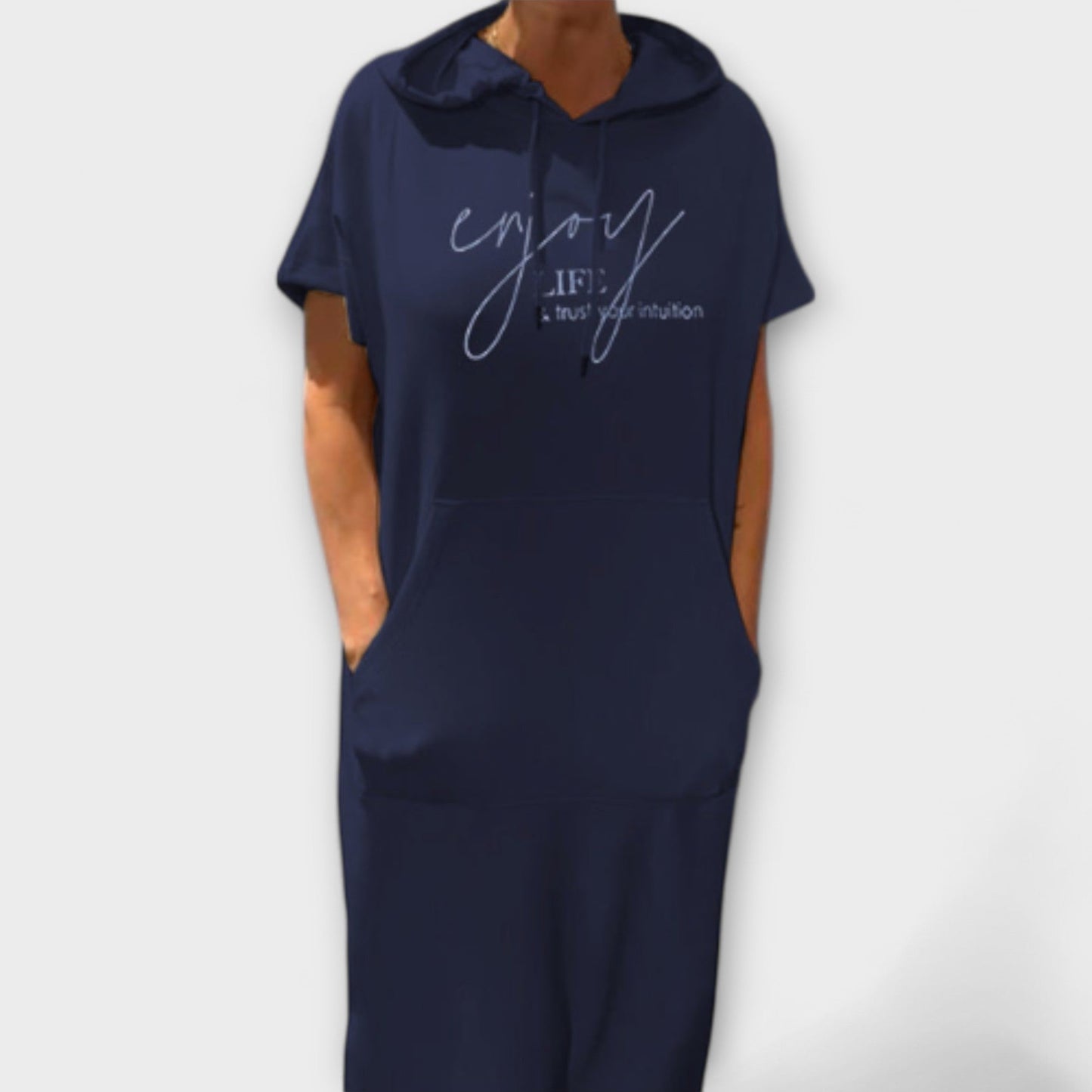 Daisy - Casual Hoodie Dress