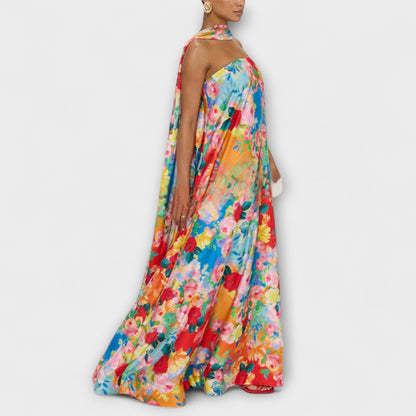 Harlow Off-Shoulder Floral Maxi Dress