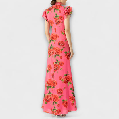 Luna - Floral Print Maxi Dress
