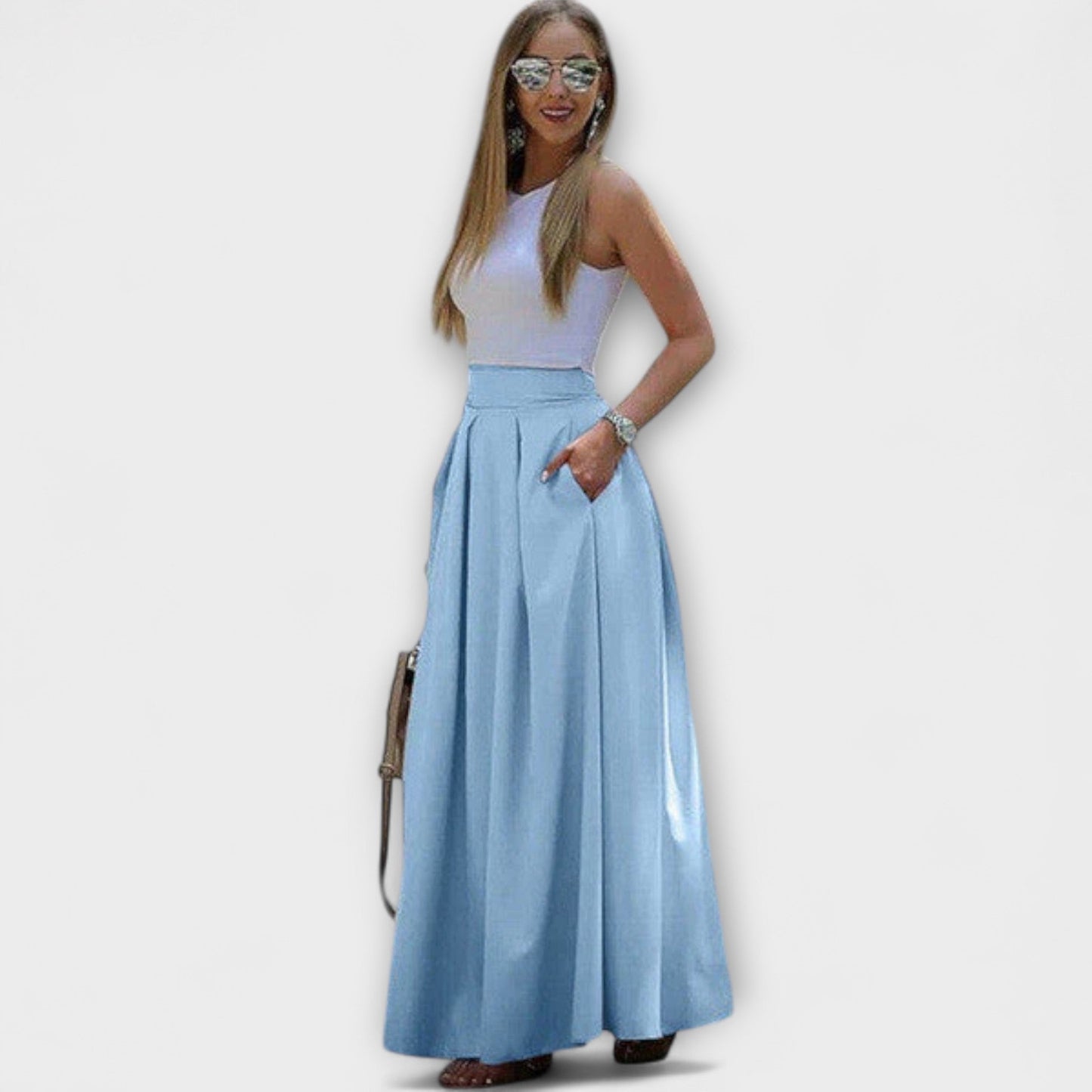 Tzafira – Stylish High-Waisted Maxi Skirt