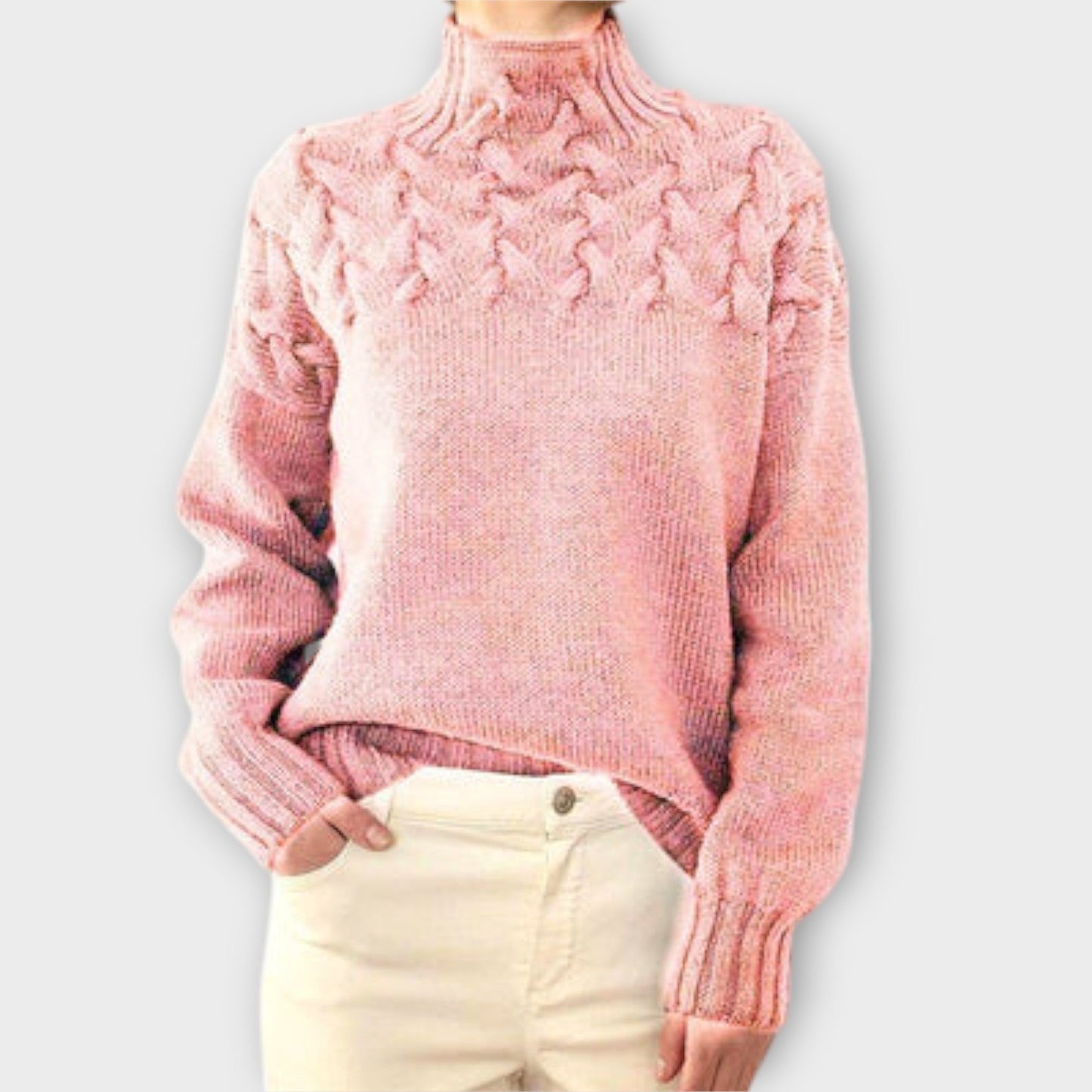 Eva - Women's Cable Knit Sweater