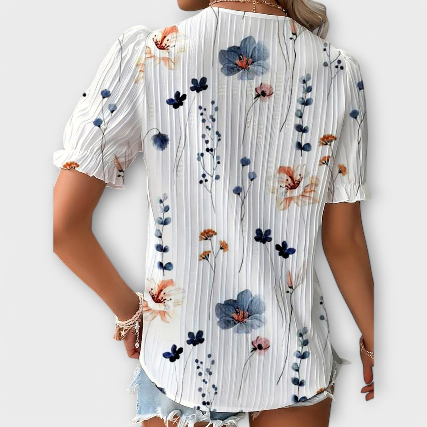 Emily - Stylish V-Neck Blouse
