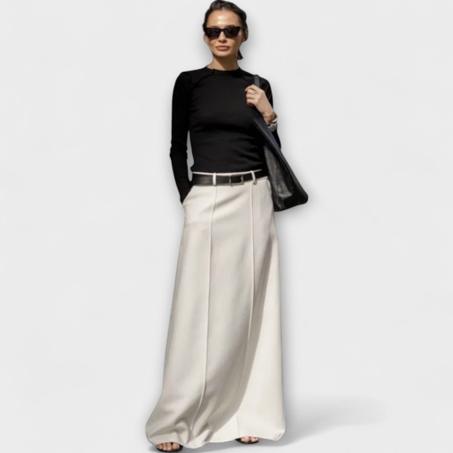Emma - H-Line Skirt with Modern Urban Style