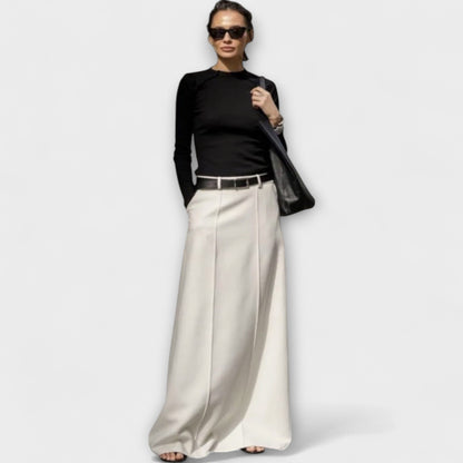 Emma - H-Line Skirt with Modern Urban Style
