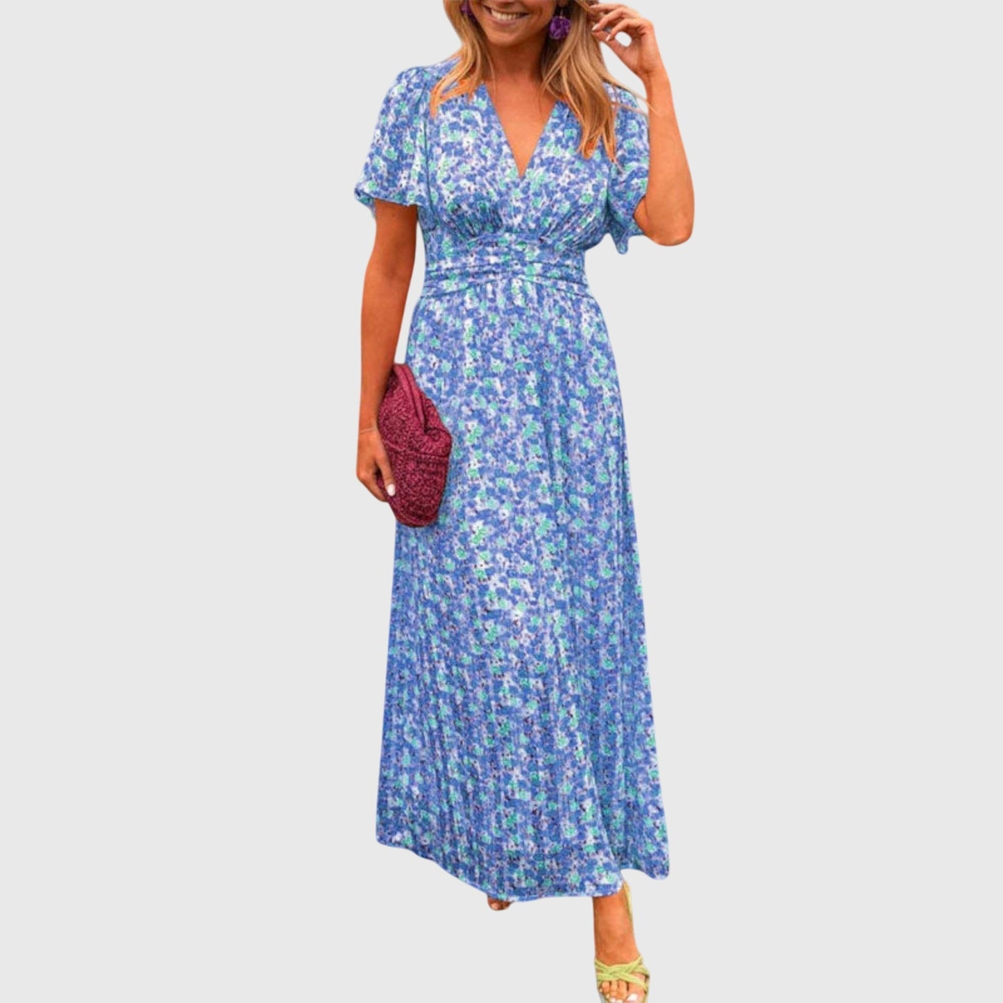 Classic Dresses with V-Neck