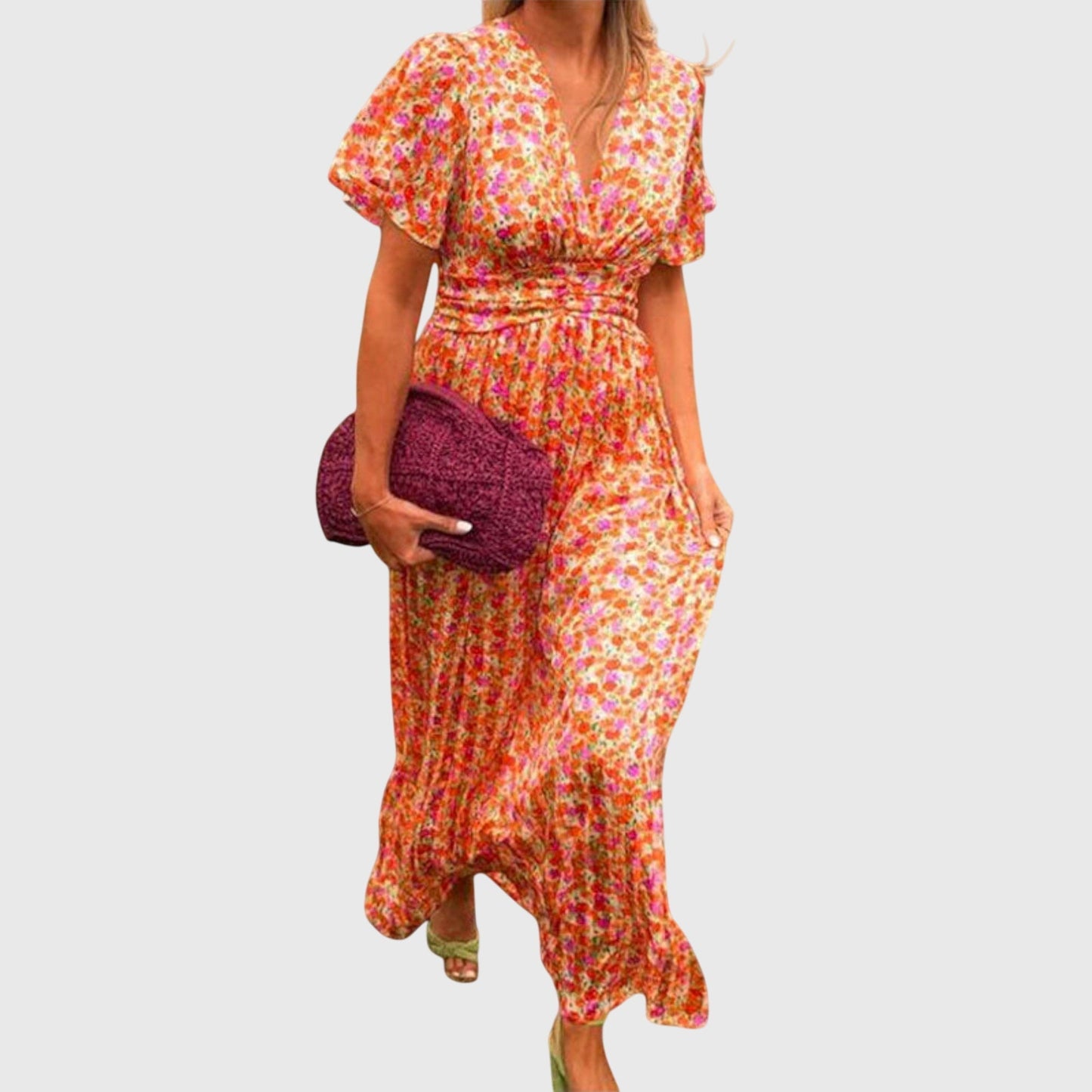 Classic Dresses with V-Neck