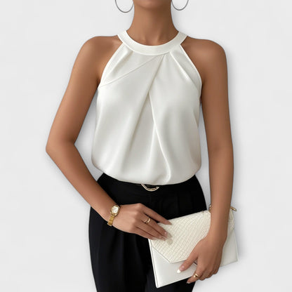 Skye - Stylish Satin Off-Shoulder Blouse