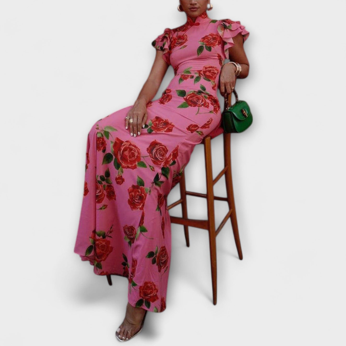 Luna - Floral Print Maxi Dress