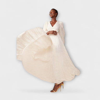 Elsa Cream Maxi Dress by Allegory