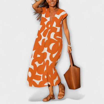Linae – Lightweight V-Neck Dress