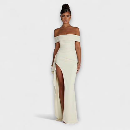 Gretchen - Sculpted Saint Maxi Dress
