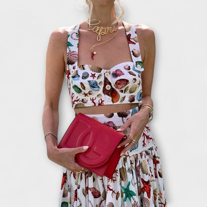 Heather - Chic Two-Piece Skirt Set
