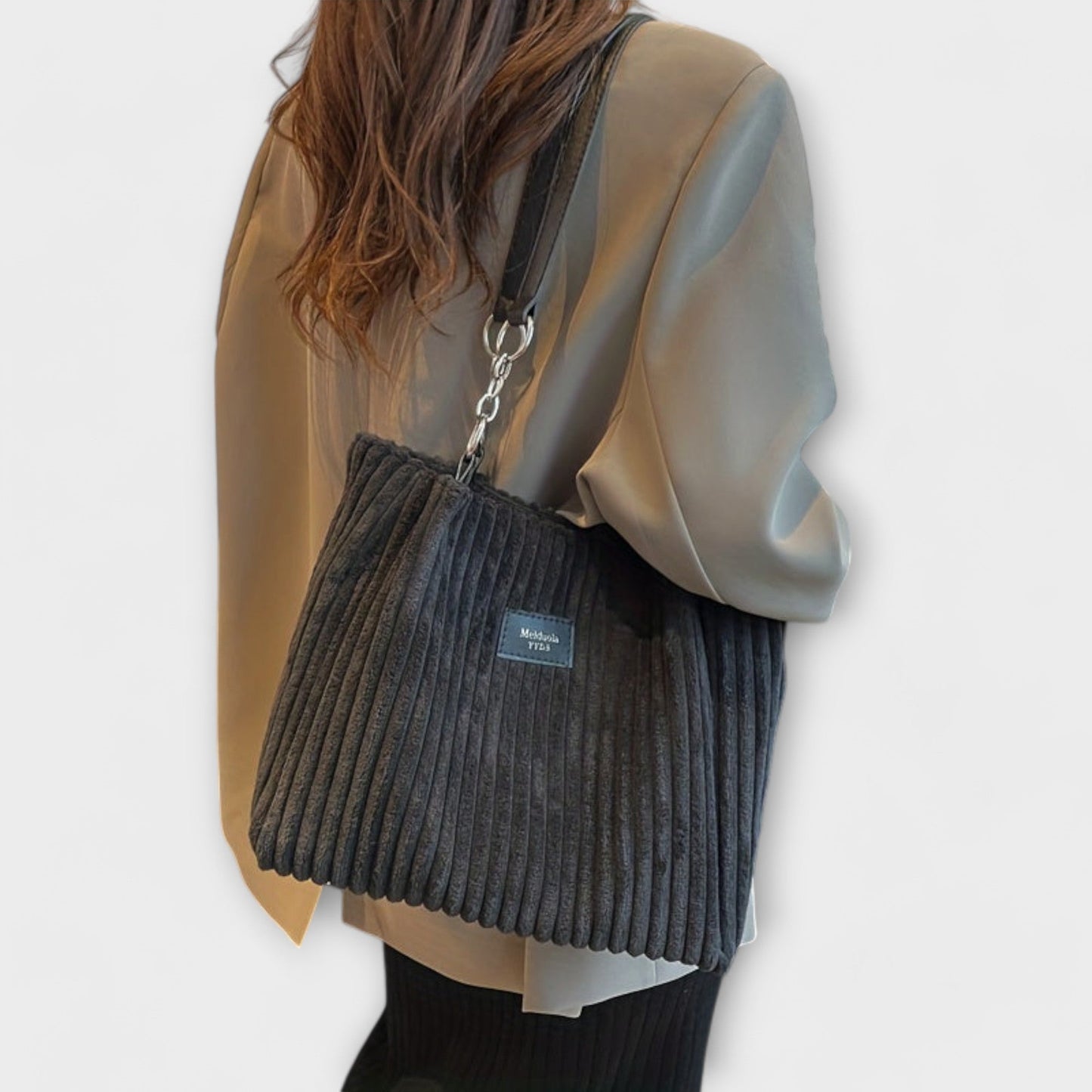 Lora - Soft Cord Shoulder Bag