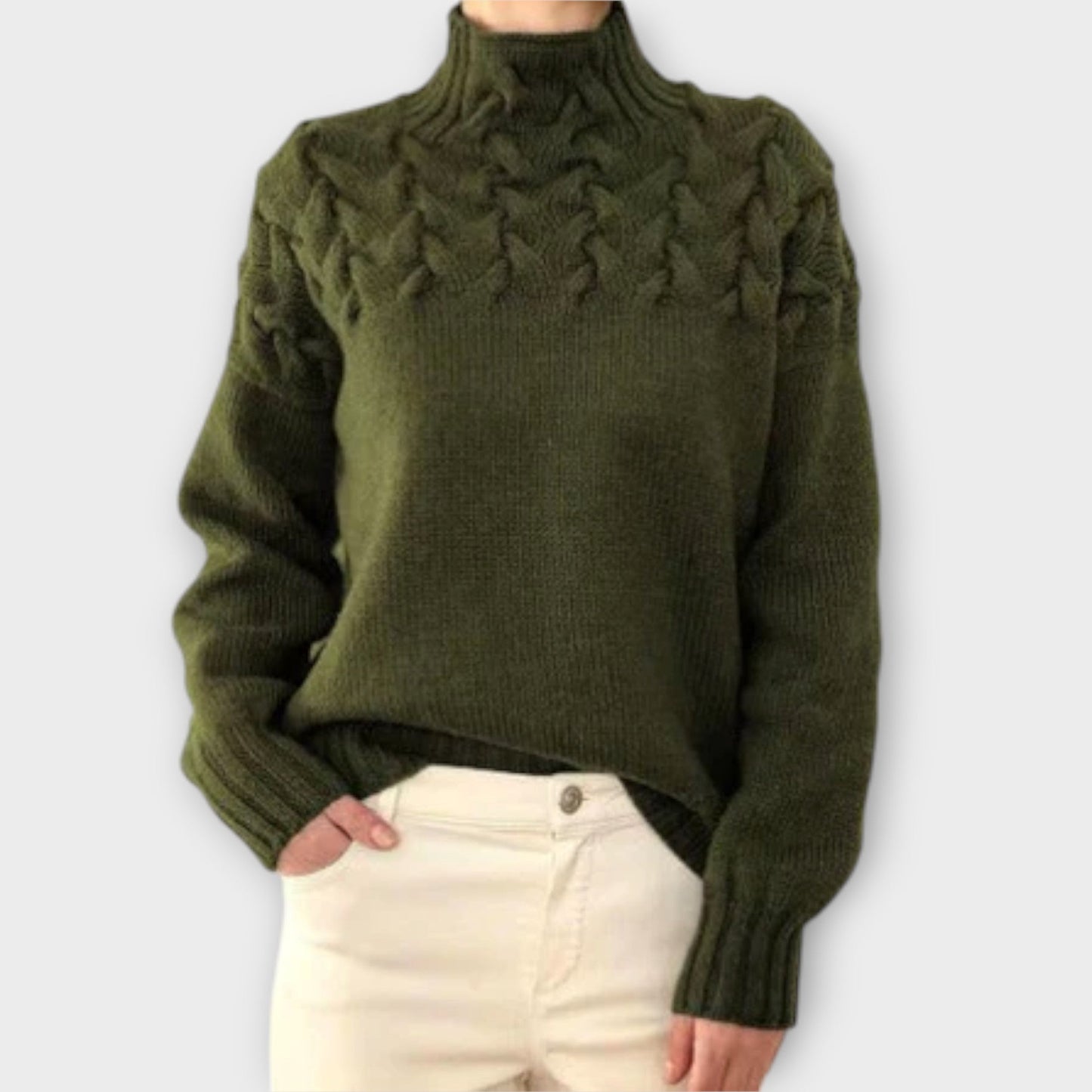 Eva - Women's Cable Knit Sweater