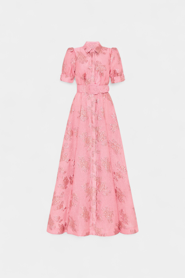 Celestine Maxi Dress with Puff Sleeves