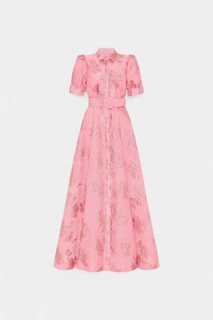 Celestine Maxi Dress with Puff Sleeves