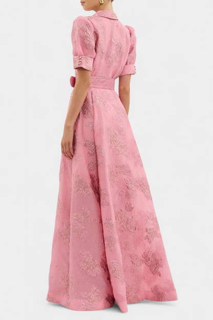 Celestine Maxi Dress with Puff Sleeves
