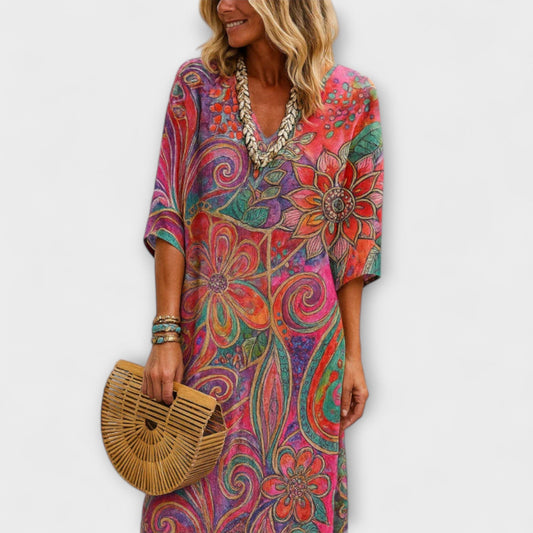 Aureline – Long Floral Maxi Dress