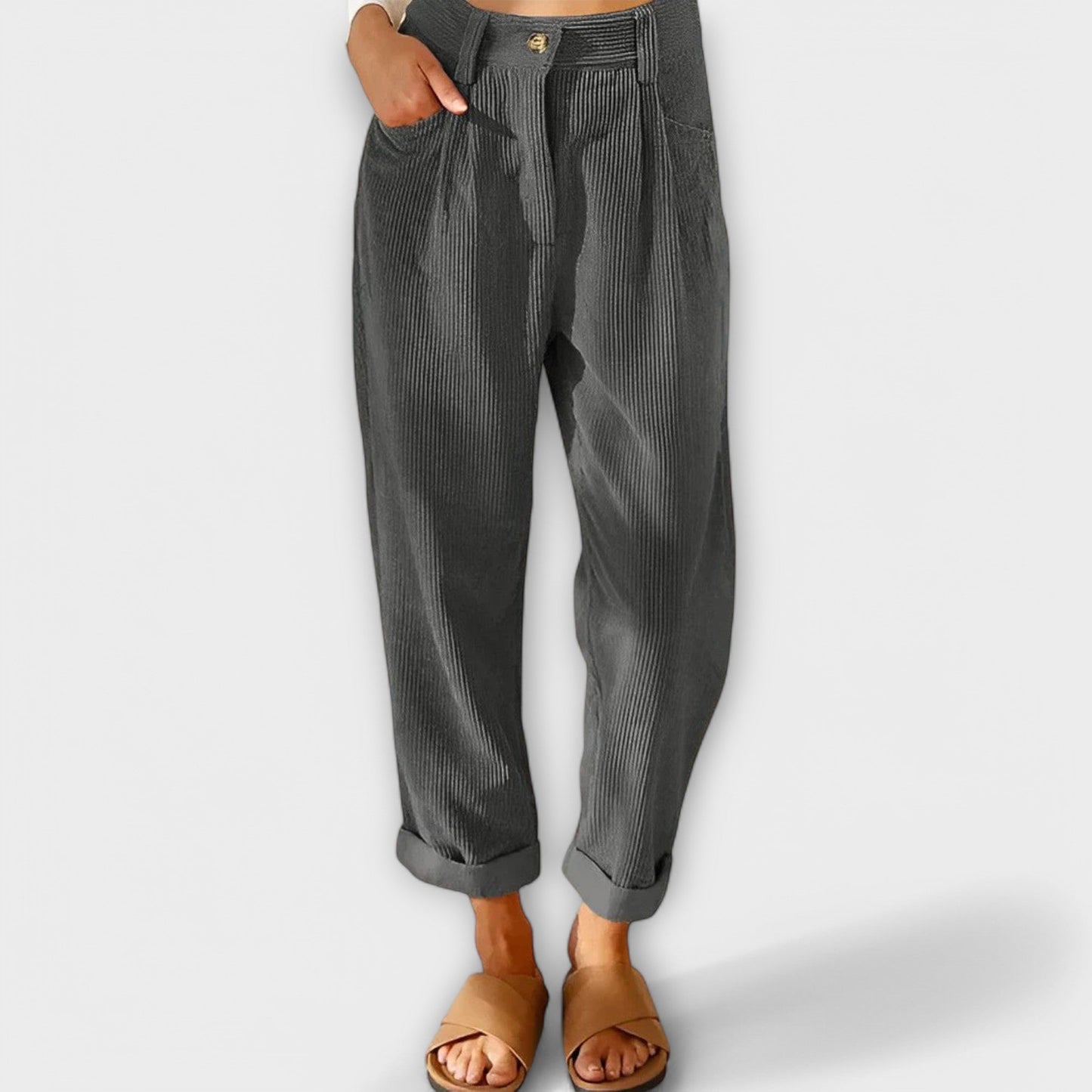 Jana - Contemporary Corduroy Pants