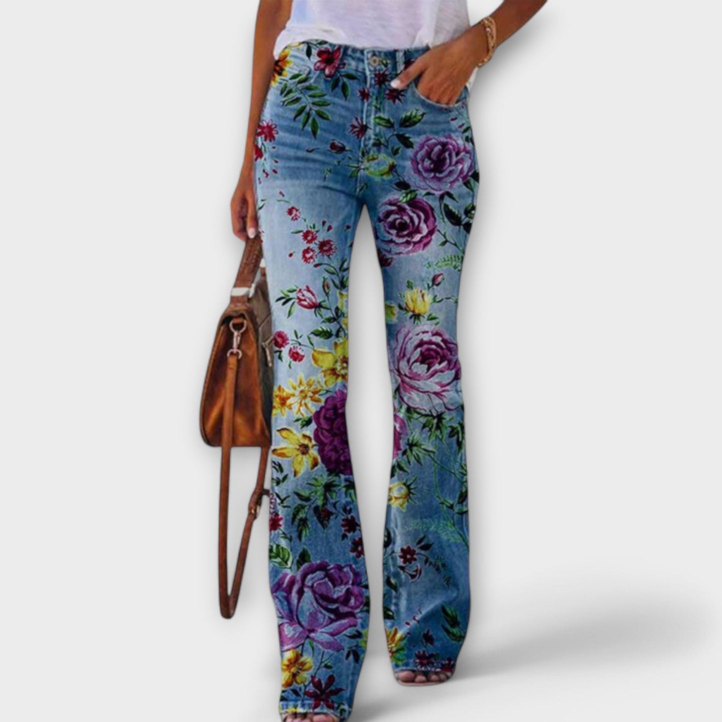 Floral Print Pants