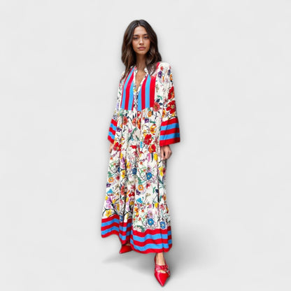 Oriana - Floral Print Maxi Dress