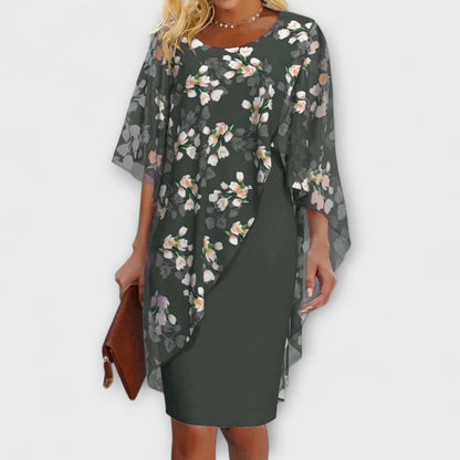 Lyanna - Women's Floral Chiffon Dress