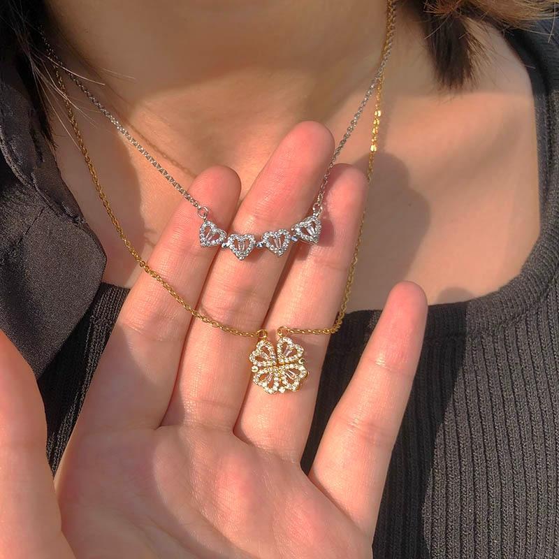 Four-Leaf Clover Pendant Necklace