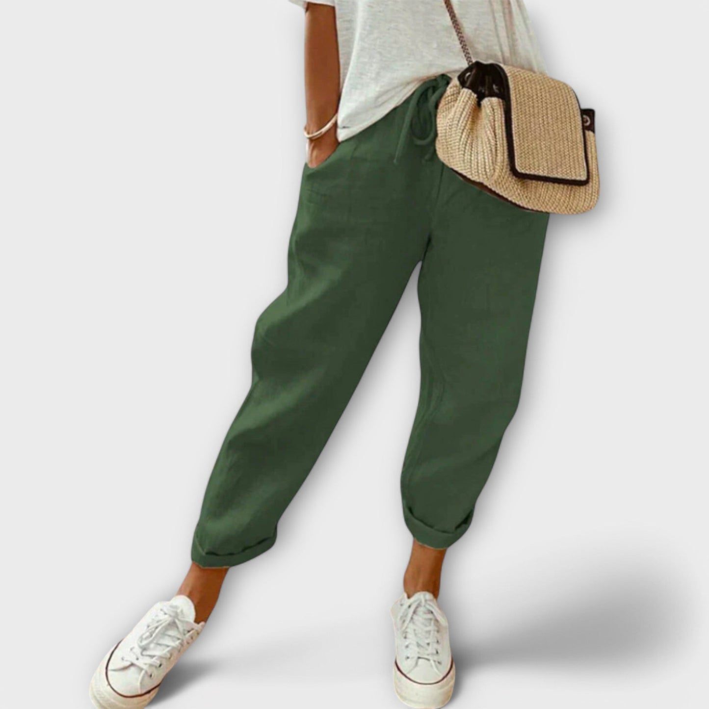 Bibi - Stylish Casual Linen Pants