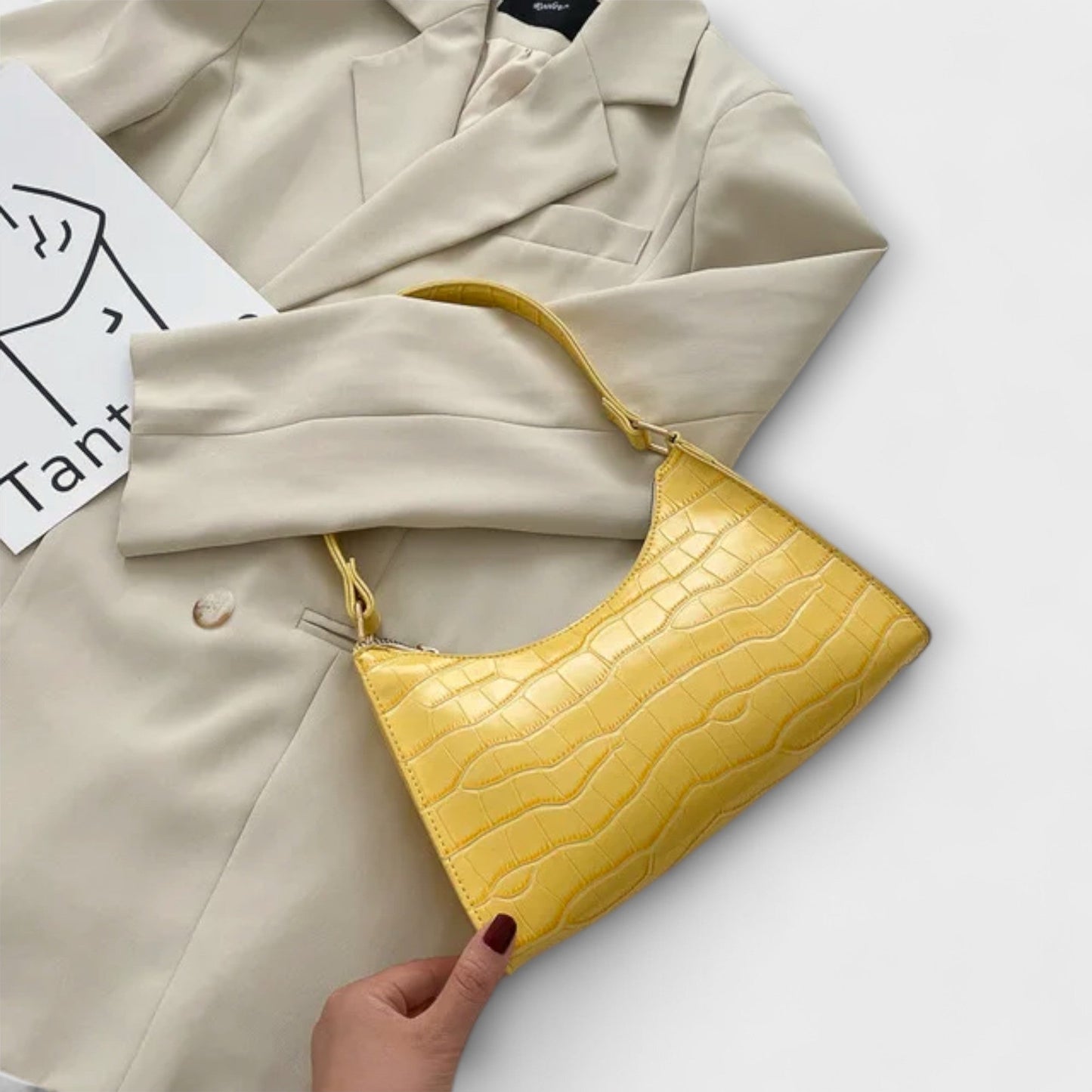 Lora - Glossy Leather Bag