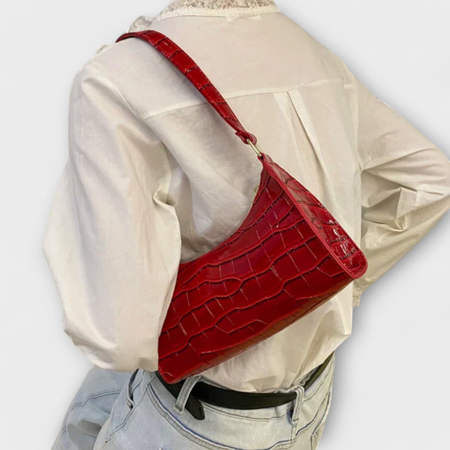 Lora - Glossy Leather Bag