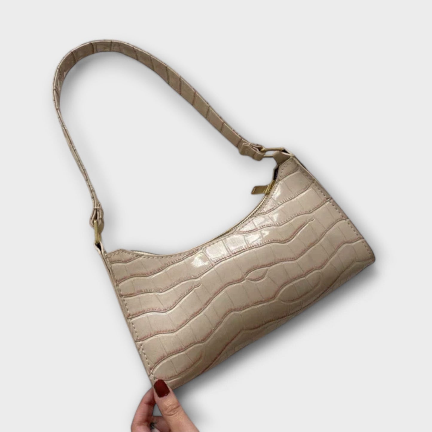 Lora - Glossy Leather Bag