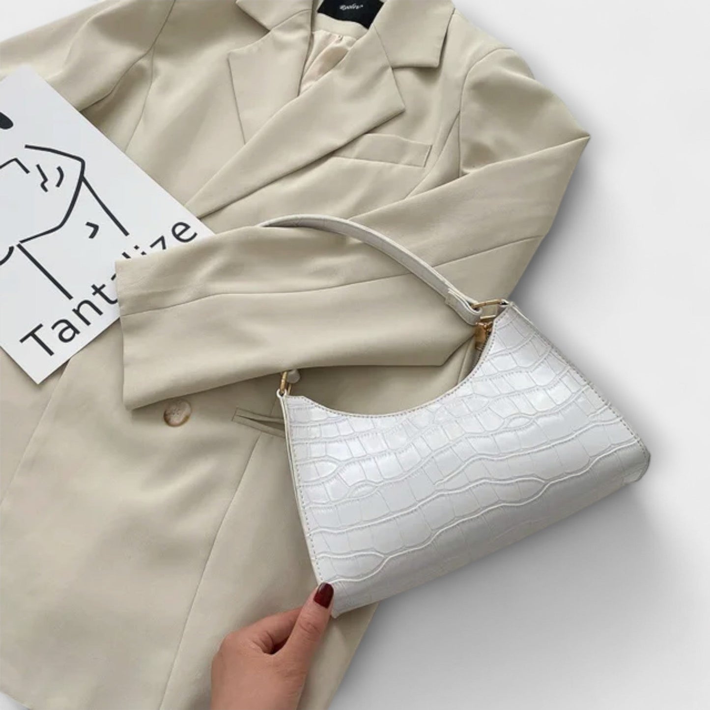 Lora - Glossy Leather Bag