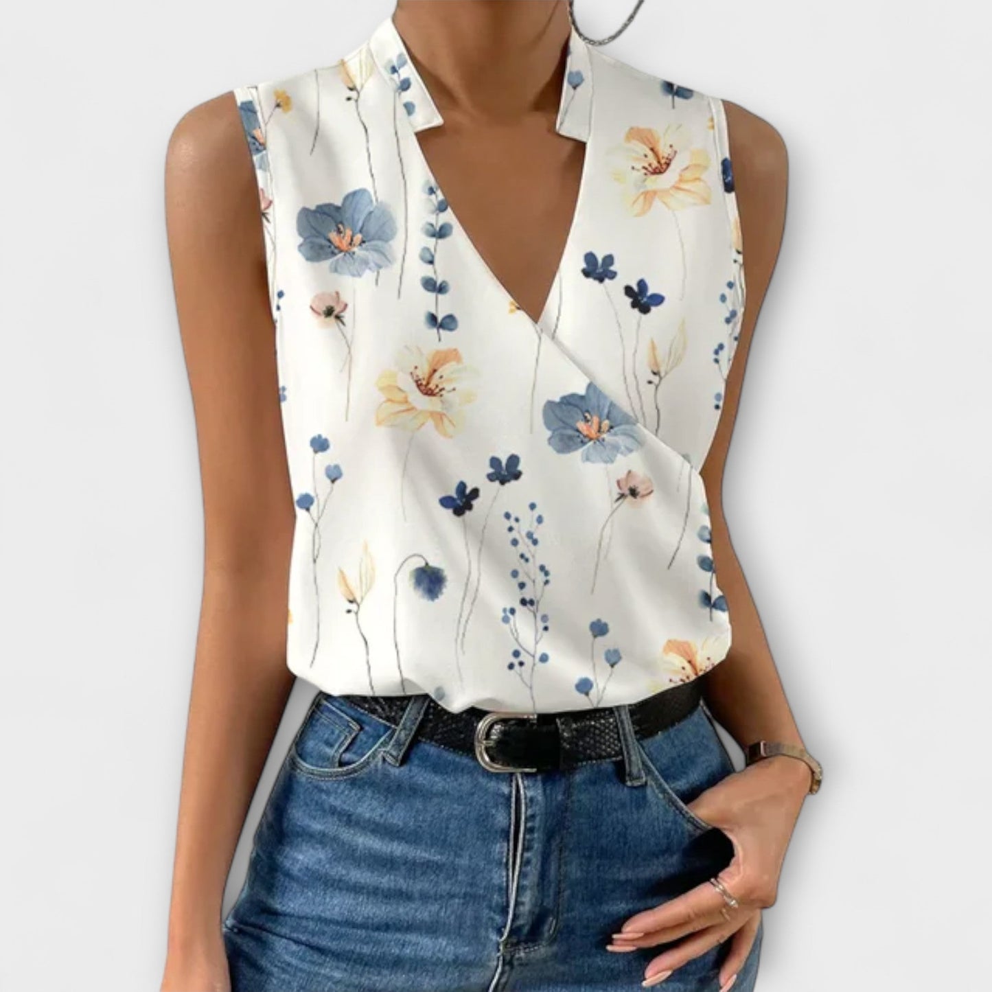 Soft V-Neck Summer Top