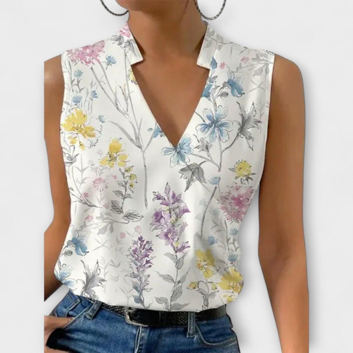 Soft V-Neck Summer Top