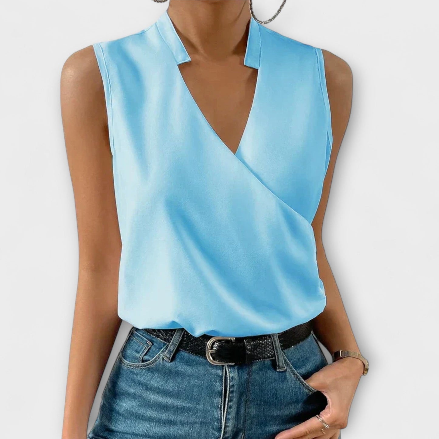 Soft V-Neck Summer Top