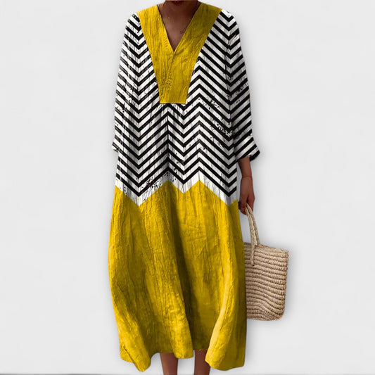 Julia - Stylish Dress with Geometric Pattern