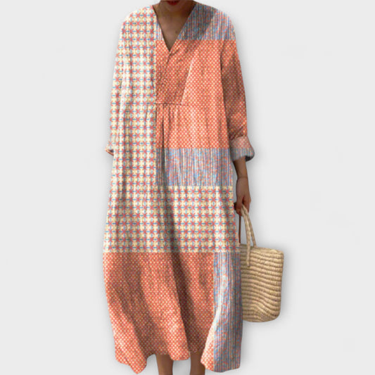 Bethany - Stylish Dress with Geometric Pattern