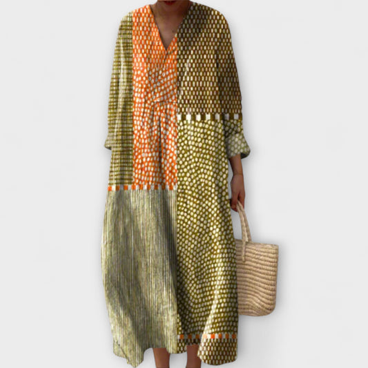 Gia - Stylish Dress with Geometric Pattern