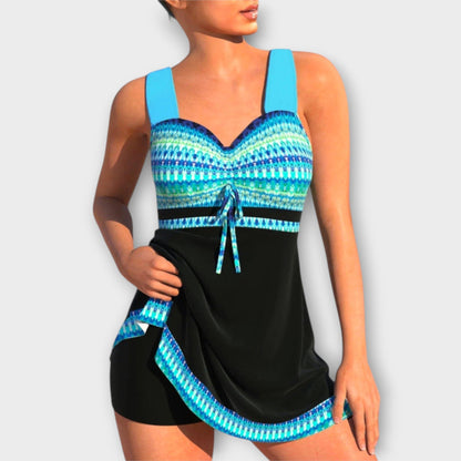 Ruby – Shimmering Two-Piece Swimsuit Set