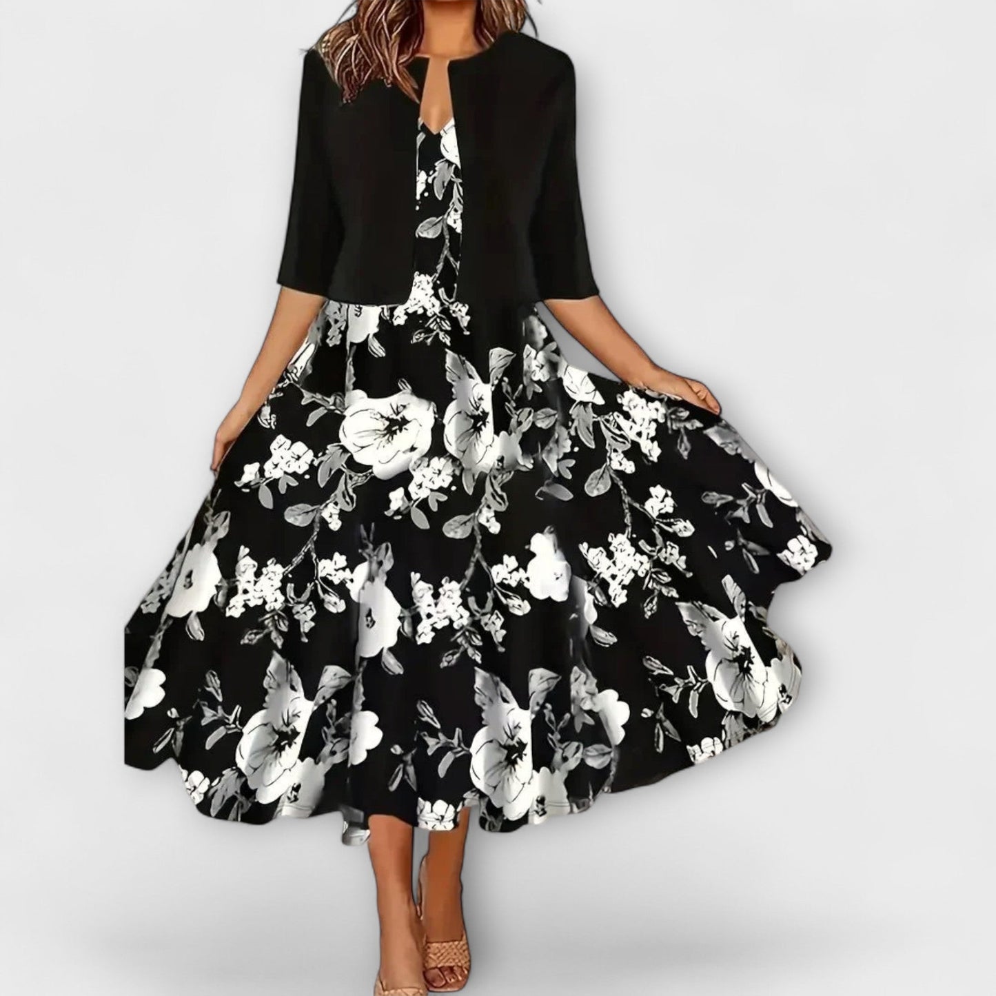 Women's Blazer Midi Dress