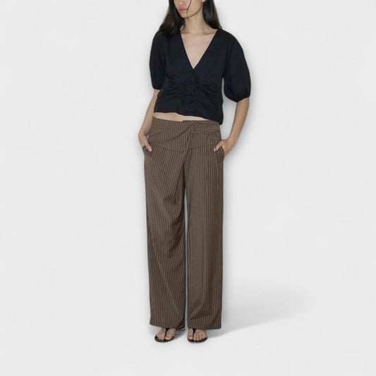 Julia - Striped Foldable Pants