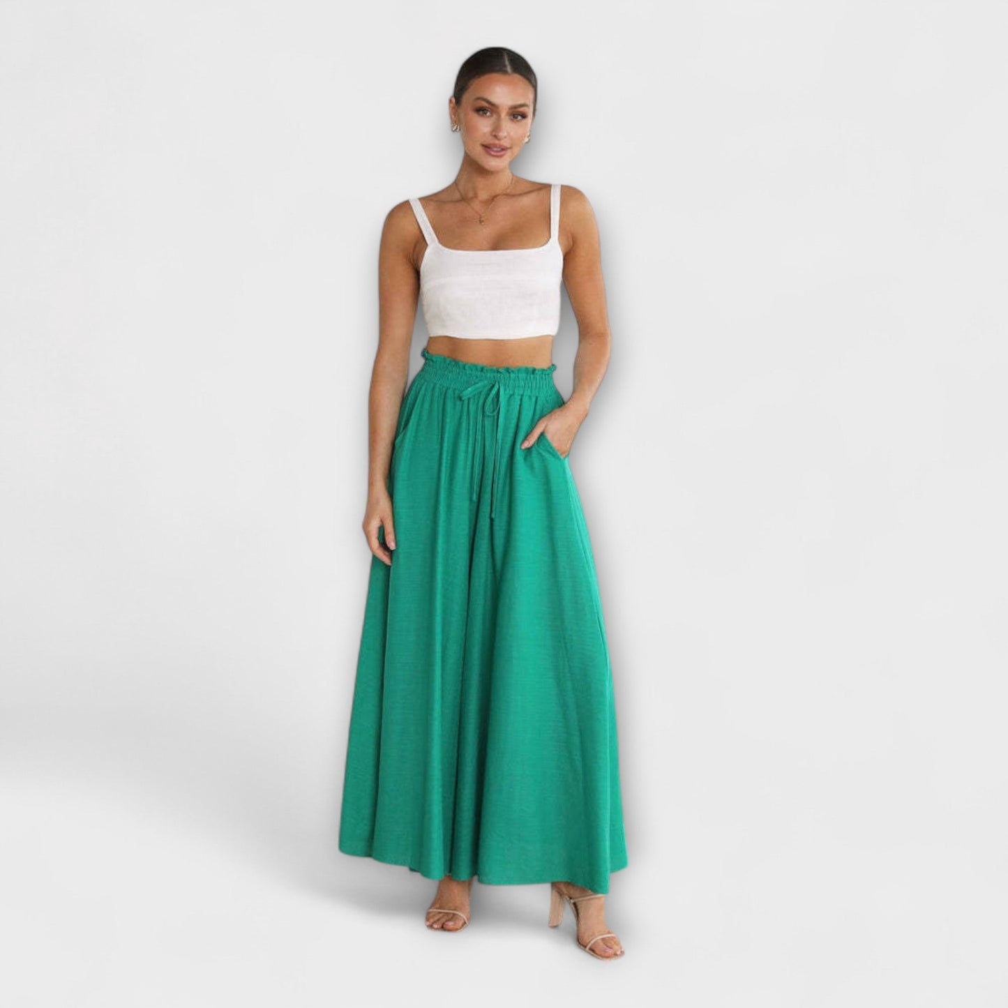 Oralith - Comfortable Pleated Pants
