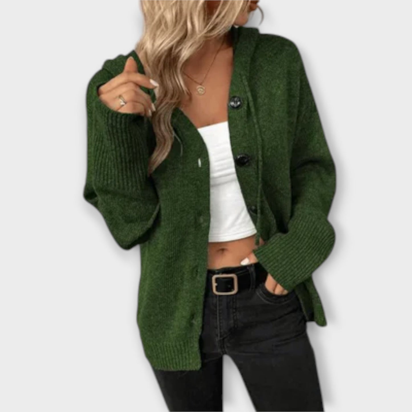 Brittan - Button-Up Knitted Cardigan