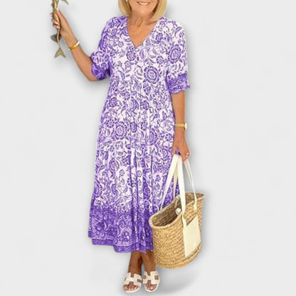 Caitlin - Elegant Floral Dress