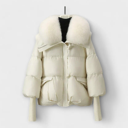 Lucyna - Stylish Fur-Trimmed Jacket