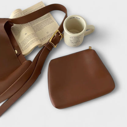 Lora – Elegant Leather Shoulder Bag