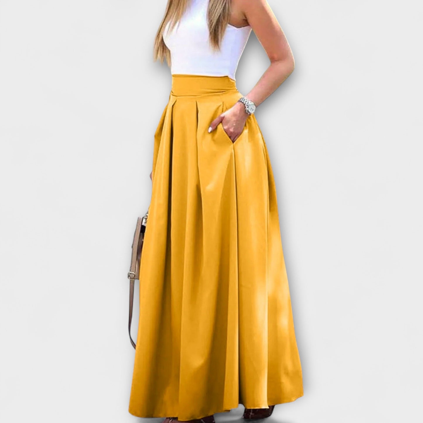 Tzafira – Stylish High-Waisted Maxi Skirt