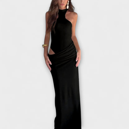 Minna - Alluring Sleeveless Cut-Out Dress