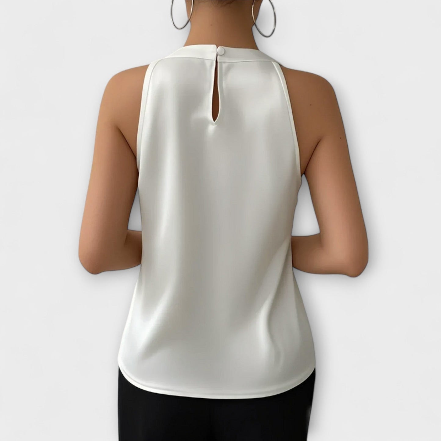 Skye - Stylish Satin Off-Shoulder Blouse